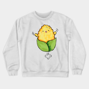 The cob jumps happily Crewneck Sweatshirt